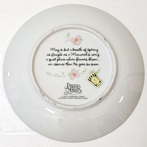 Precious Moments Months of the Year Plates - May - Picture 6 of 12